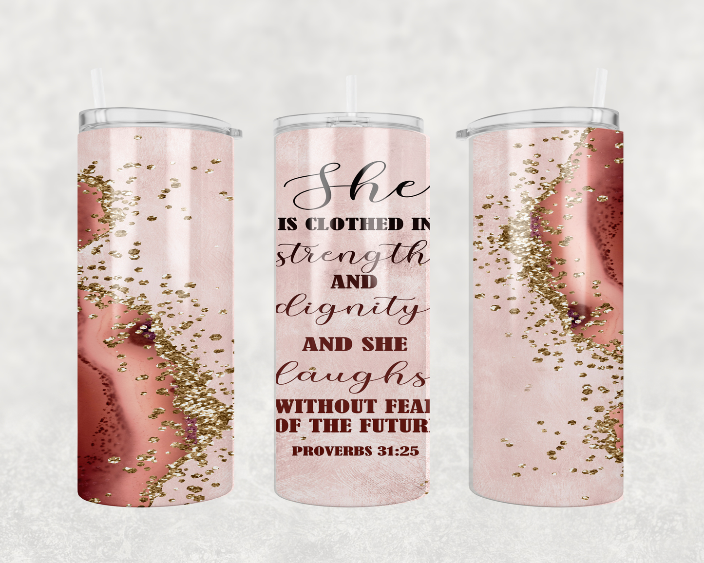 Clothed in Strength and Dignity - 20 oz Tumbler