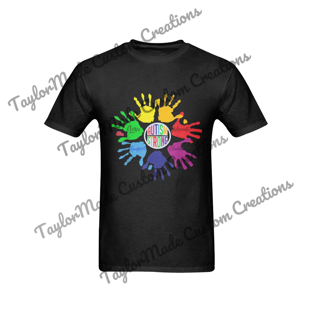 Handprint Autism Awareness T-Shirt - Adult