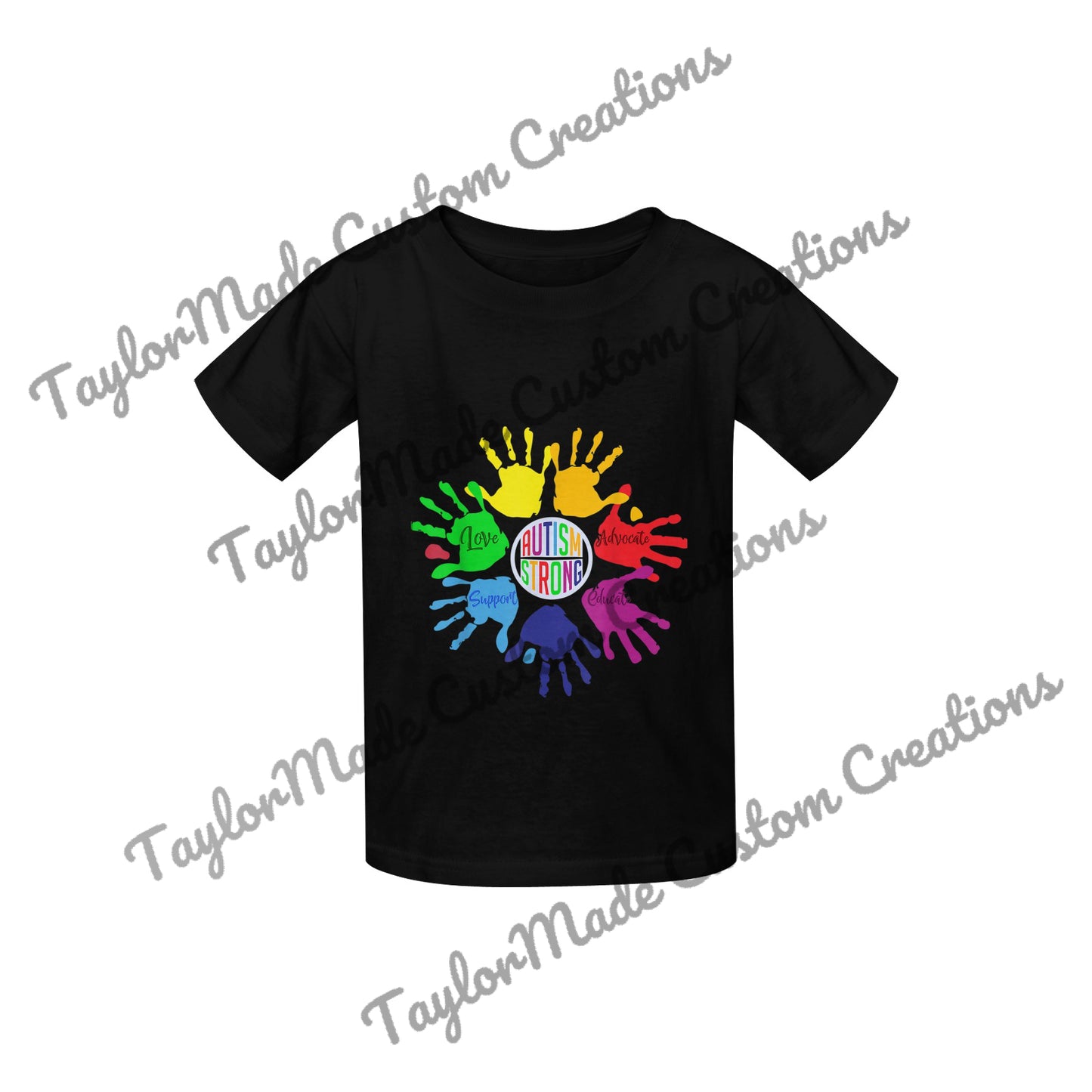 Handprint Autism Awareness T-Shirt - Youth