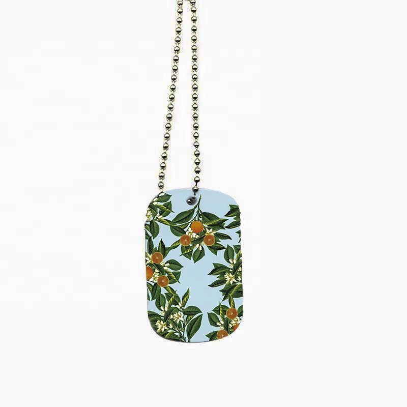 Double-Sided Dog Tag Necklace